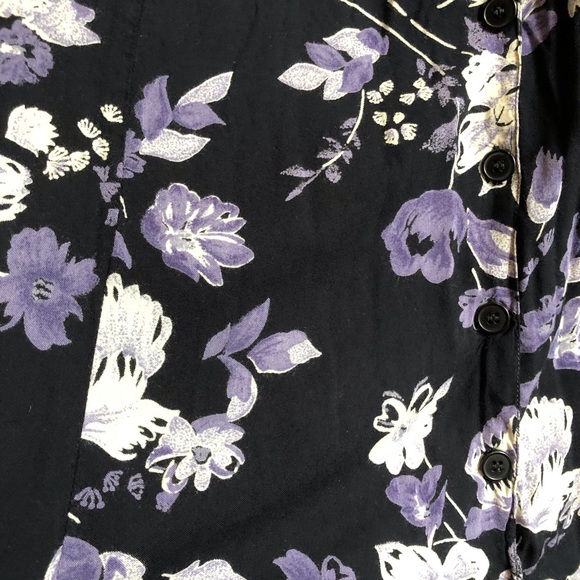 VTG 90s Expressions Cottagecore Floral Button Down Skirt - Picture 2 of 6